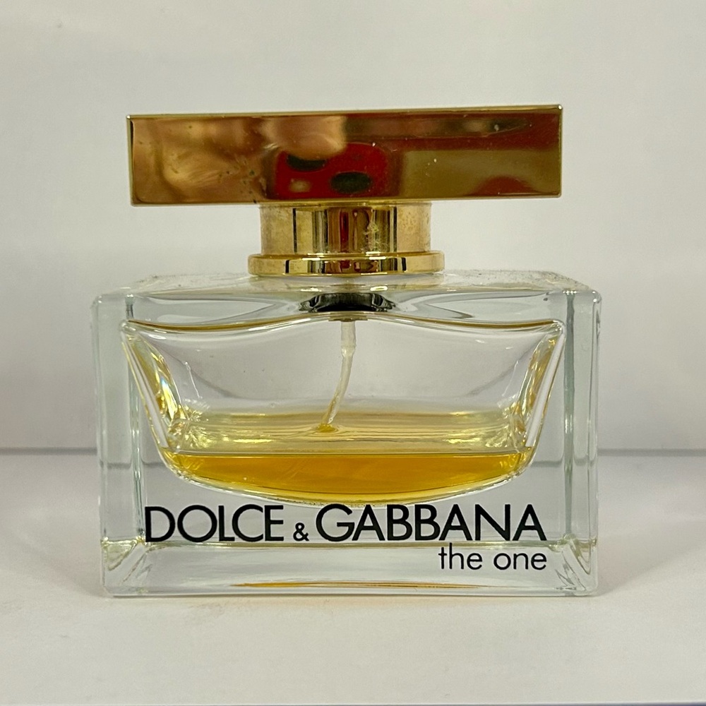 Dolce & Gabbana Gold and Clear 'The One' Bottle